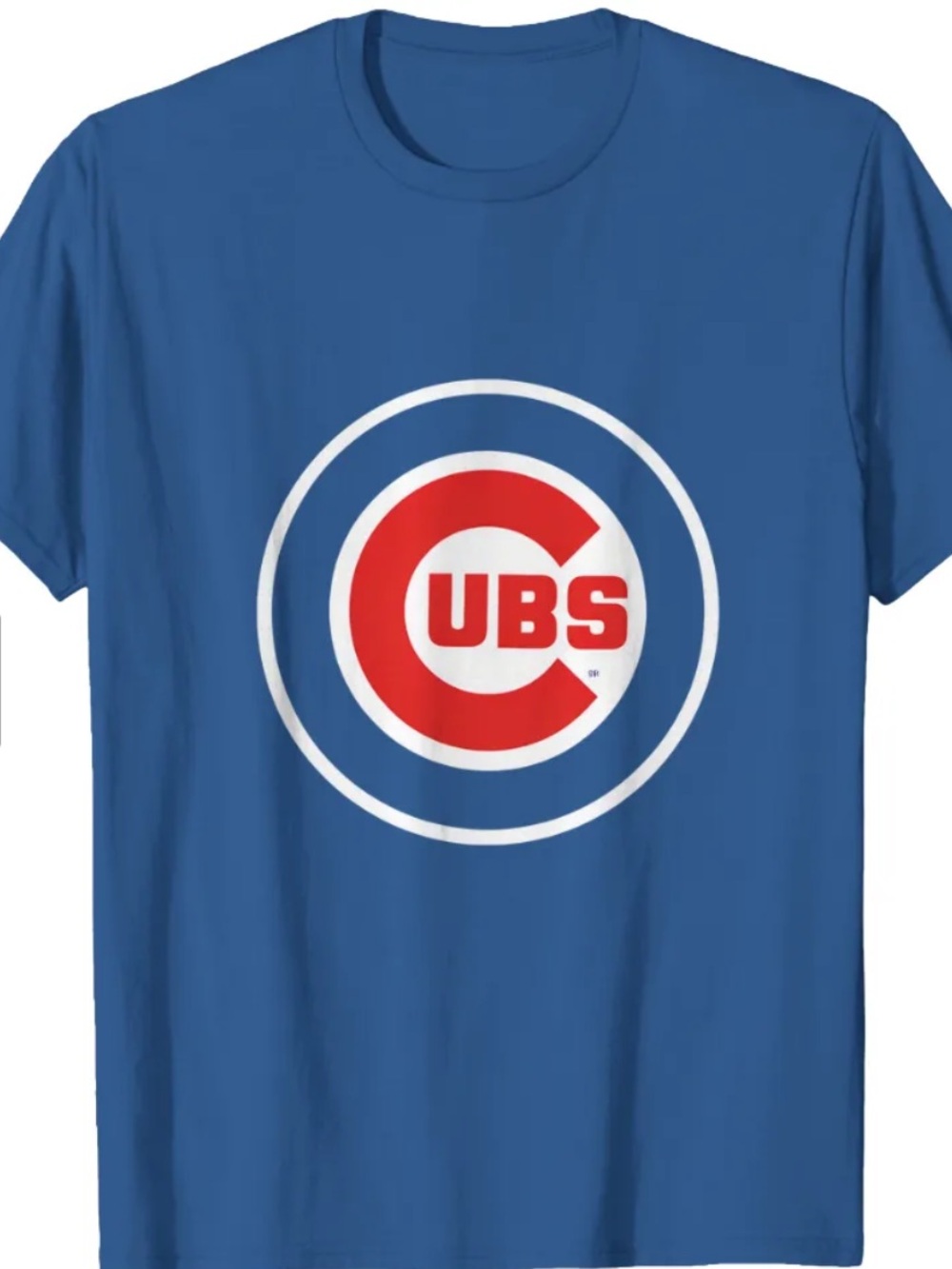 Genuine Merchandise Royal Blue T-Shirt with Red & White Logo